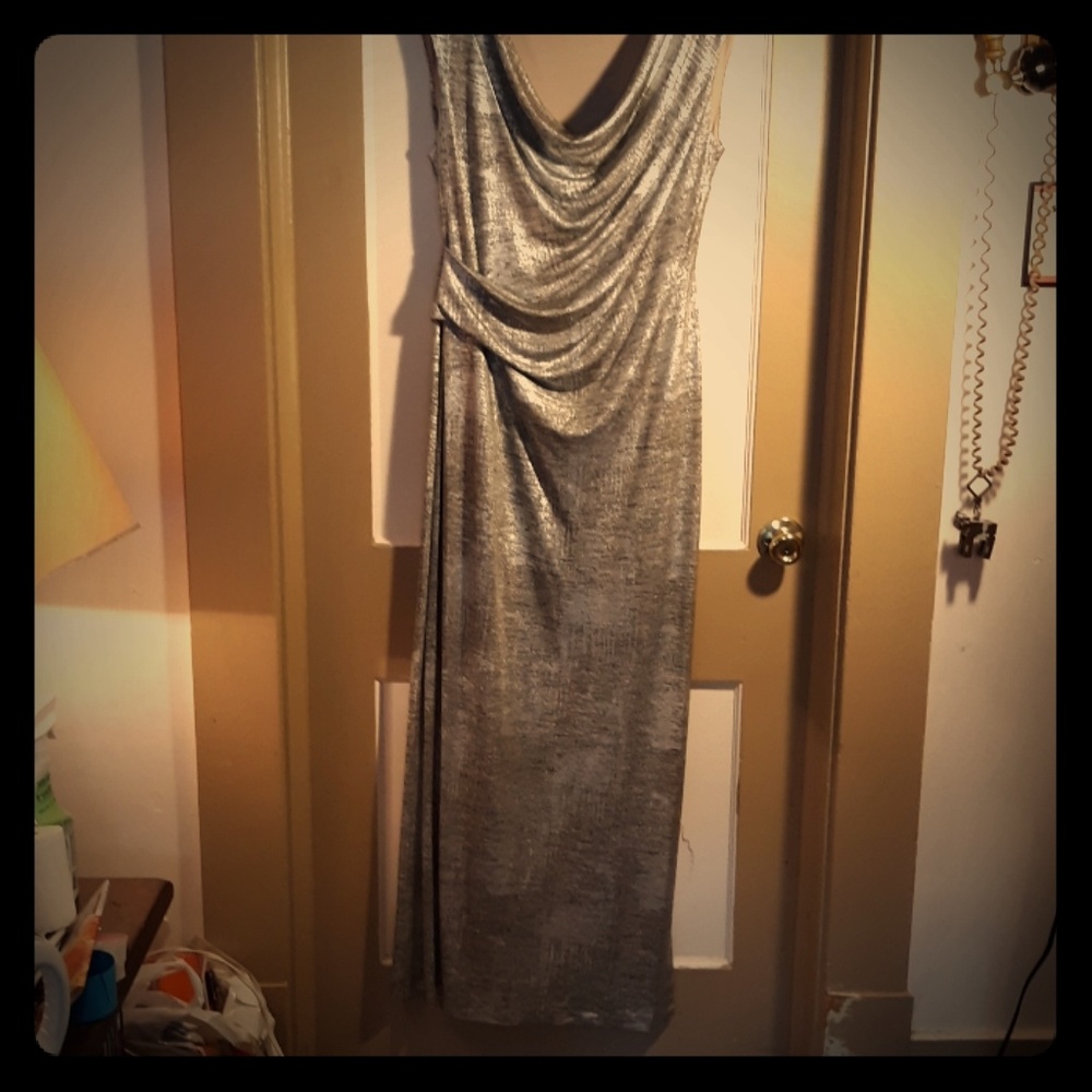 Connected Apparel Maxi length size 14 gold dress m